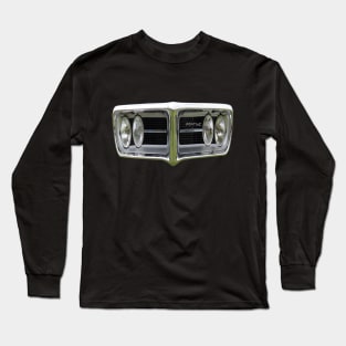 Pontiac Firebird classic 1960s American car minimalist squeezed grille Long Sleeve T-Shirt